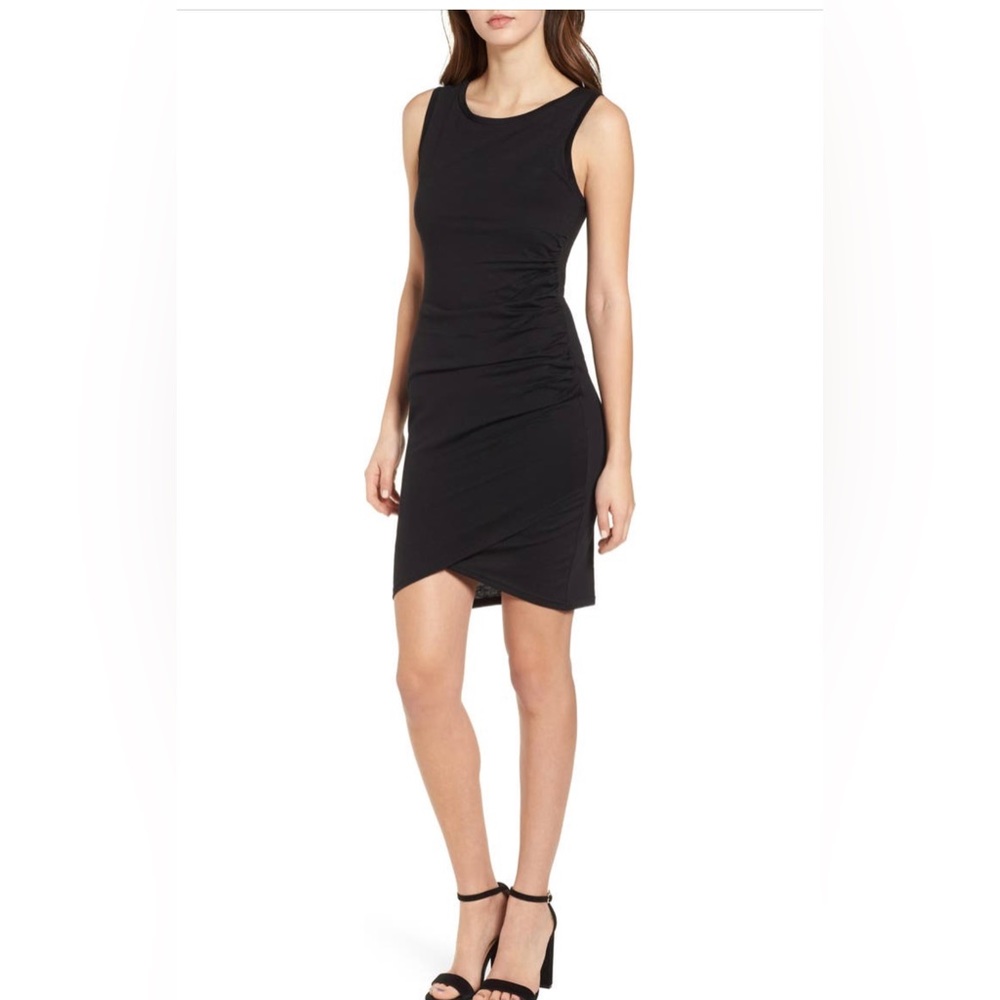Melrose and Market Leith Ruched Body-con sleeveless dress xs